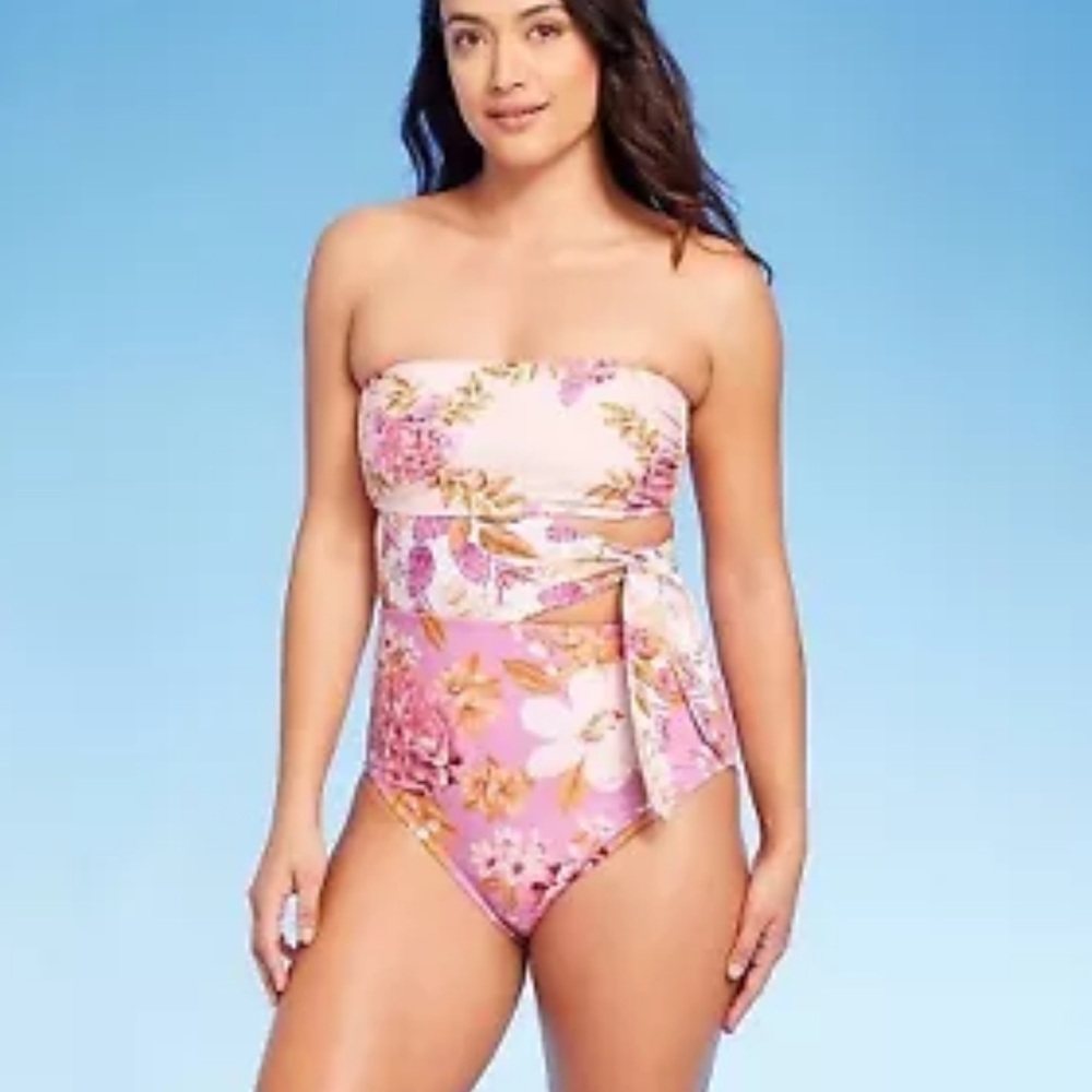 Women's Garden Floral Print Full Coverage One Piece Swimsuit - Kona Sol